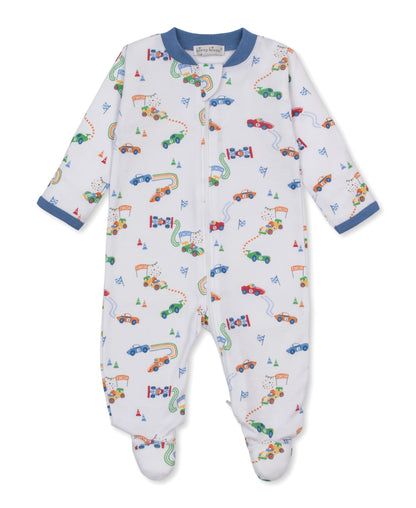 Grand Prix Raceway Zipper Footie