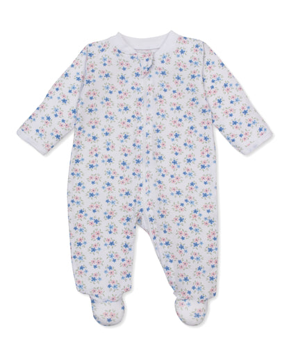Petal Party Zipper Footie