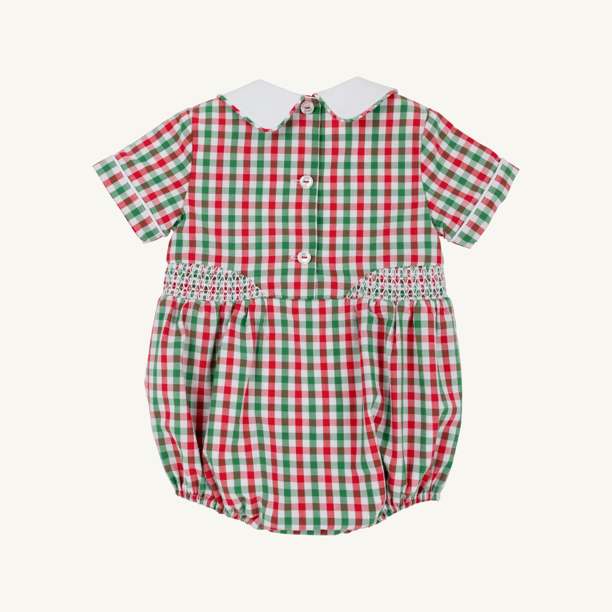 Brentley Bubble: Richmond Red and Kiawah Kelly Green Gingham/Worth Ave White