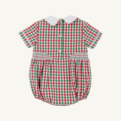 Brentley Bubble: Richmond Red and Kiawah Kelly Green Gingham/Worth Ave White