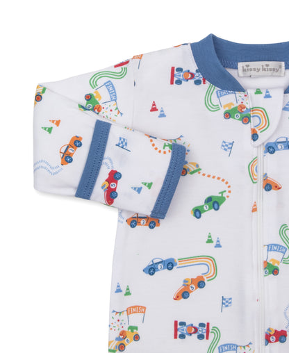 Grand Prix Raceway Zipper Footie