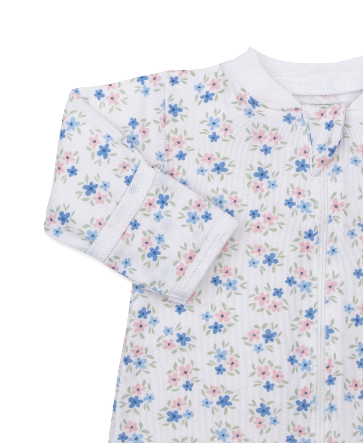 Petal Party Zipper Footie