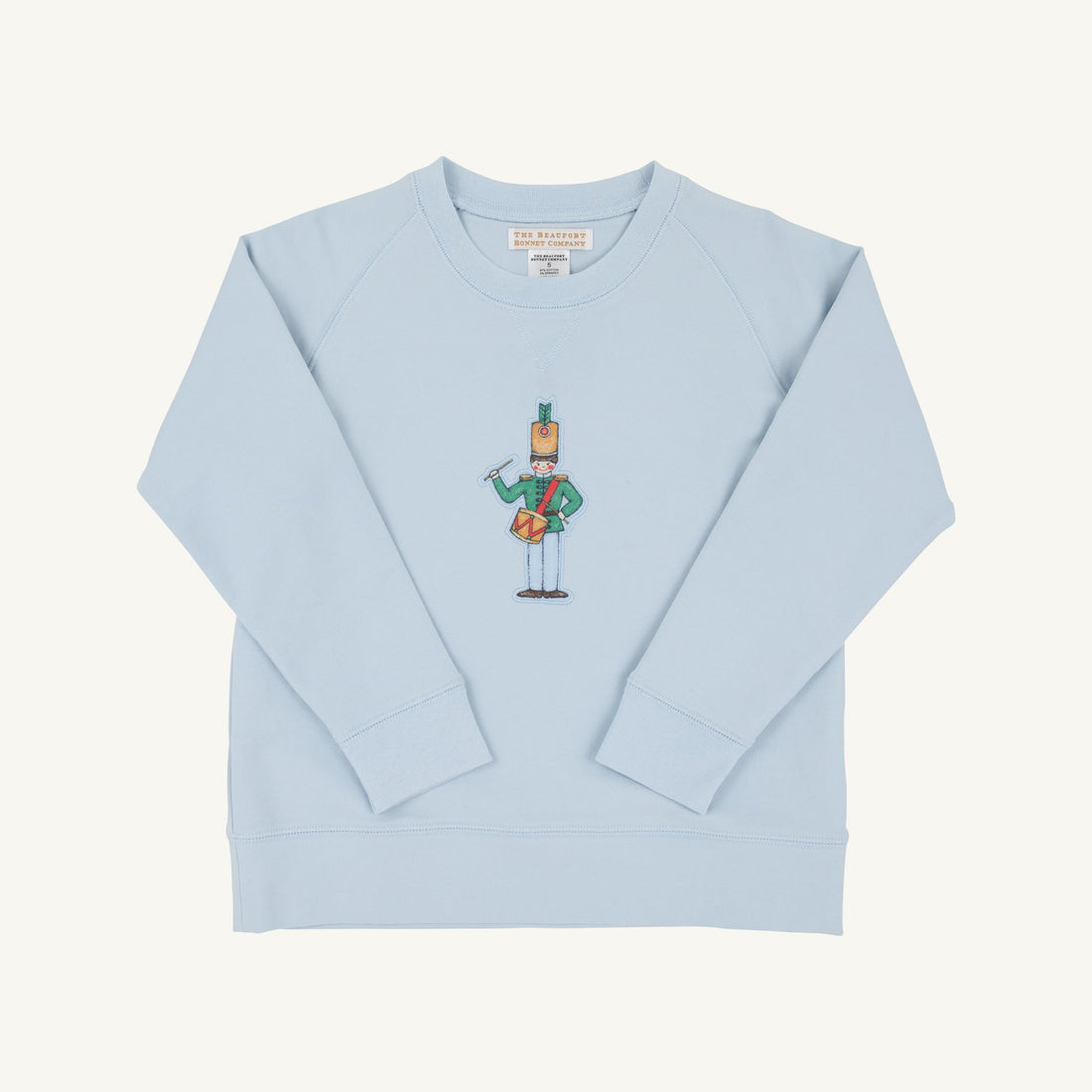 Cassidy Comfy Crewneck - Boys - French Terry: Buckhead Blue/Drummer Boy