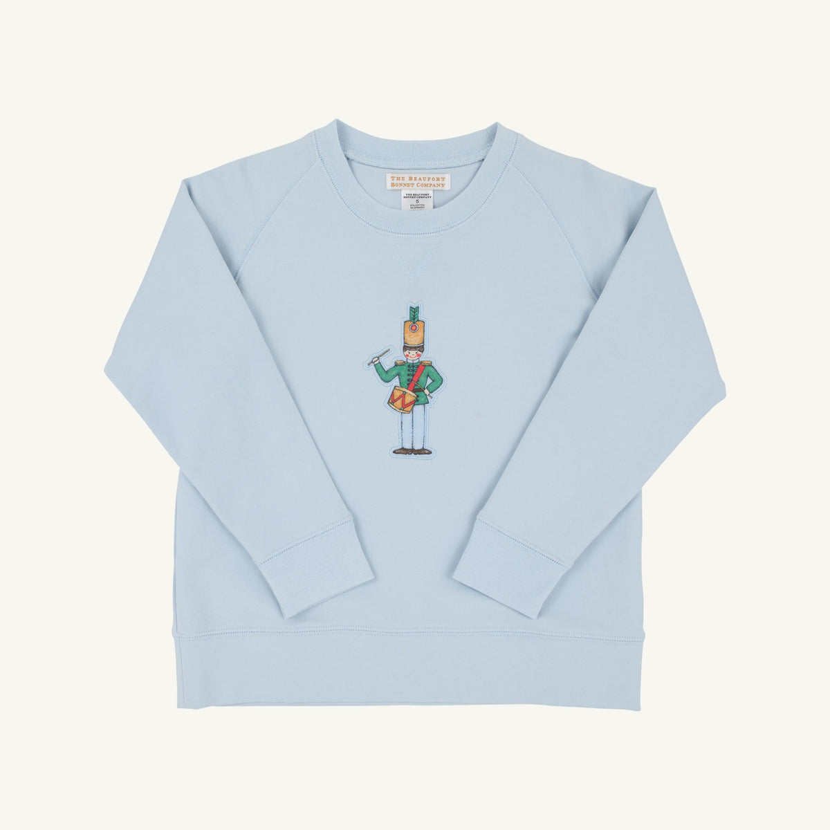 Cassidy Comfy Crewneck - Boys - French Terry: Buckhead Blue/Drummer Boy