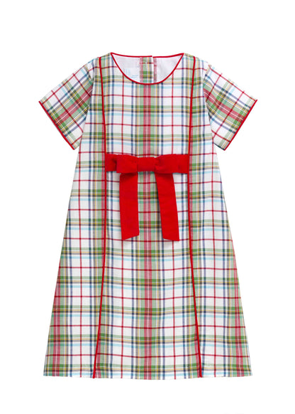 Cora Dress: Douglas Plaid