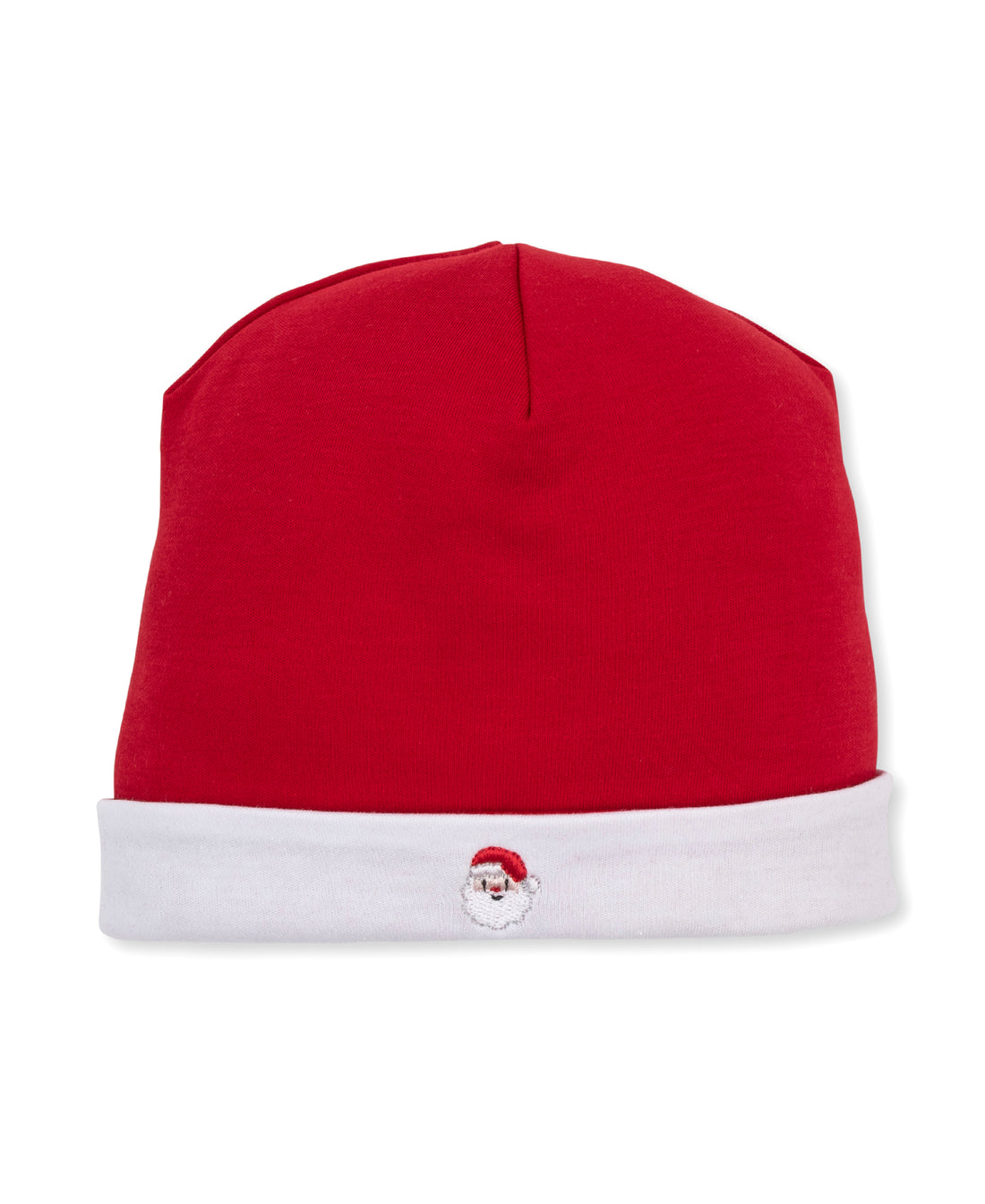 Red Baby Beanie with Santa Embroidery