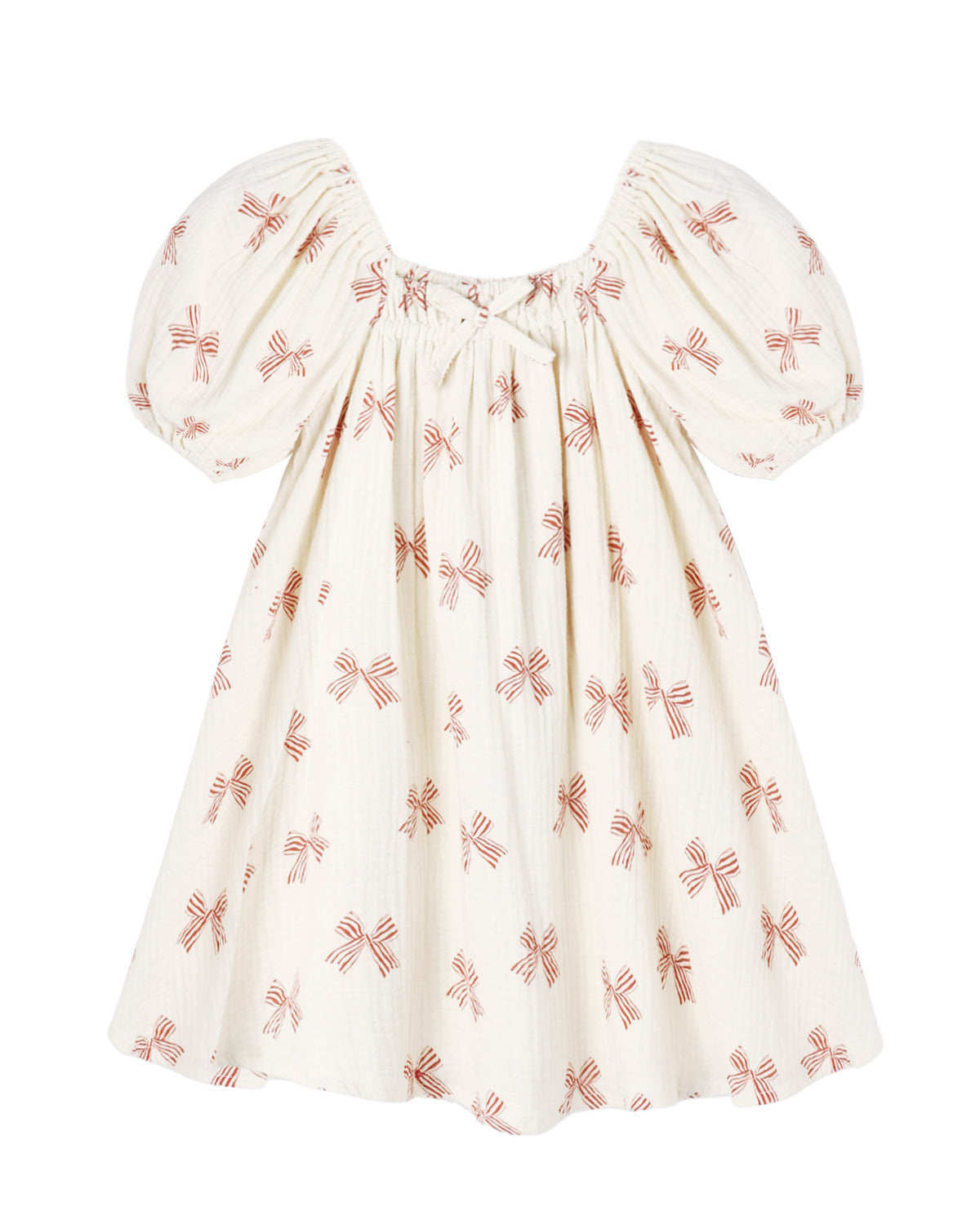 Sabrina Mini Dress: Peppermint Bows