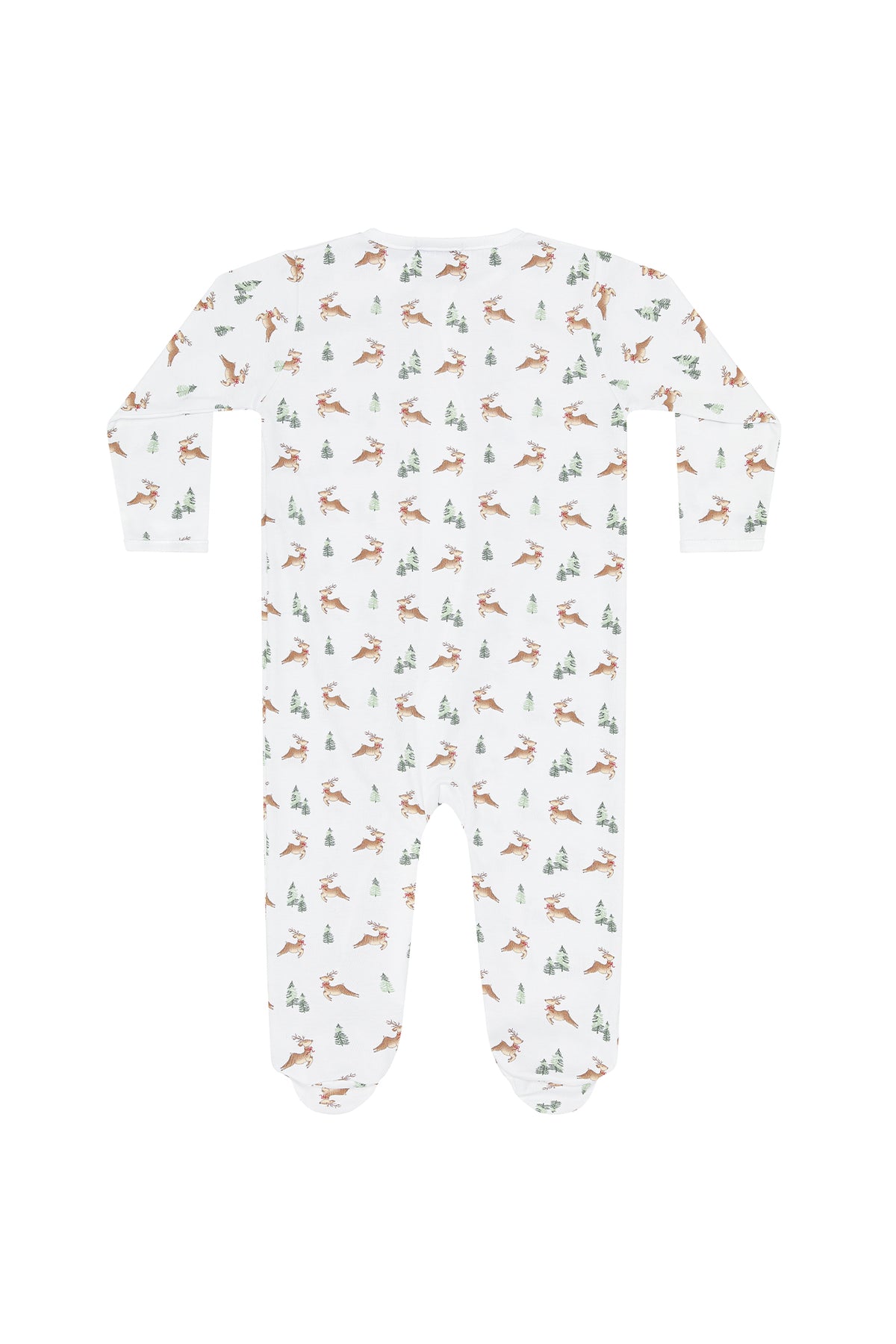 Christmas Reindeer Zipper Footie