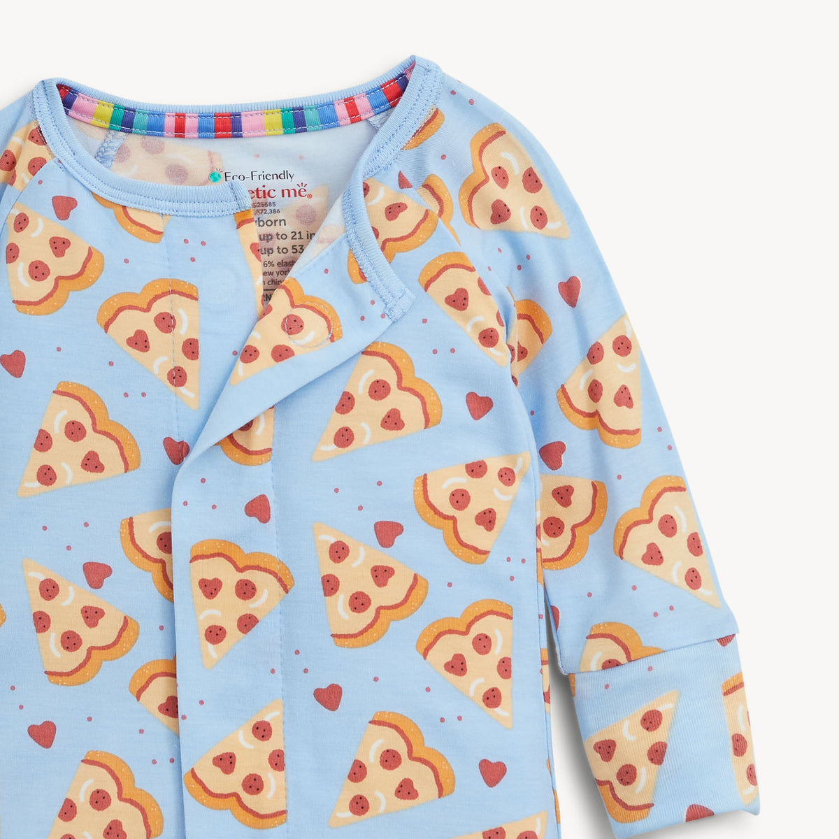 Pizza My Heart Blue Modal Convertible Coverall