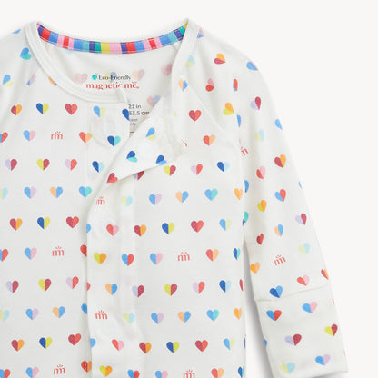 Branded Heart Modal Conv Coverall