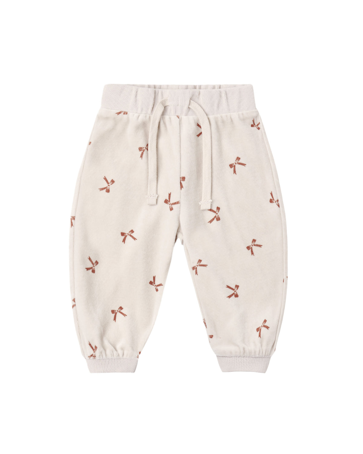 Relaxed Fit Sweatpants: Red Bows