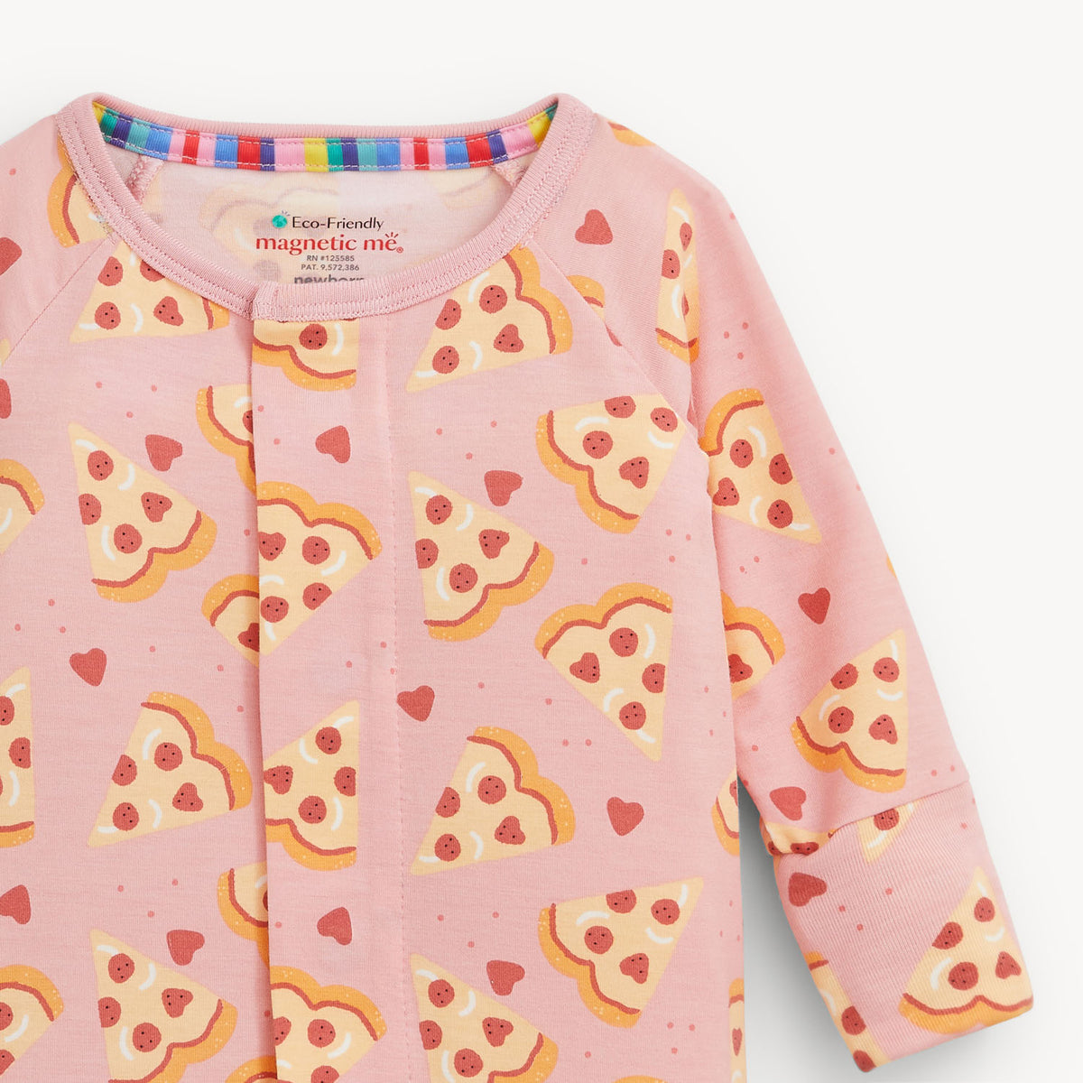 Pizza My Heart Pink Modal Convertible Coverall