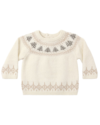 Rex Sweater: Tree Fair Isle