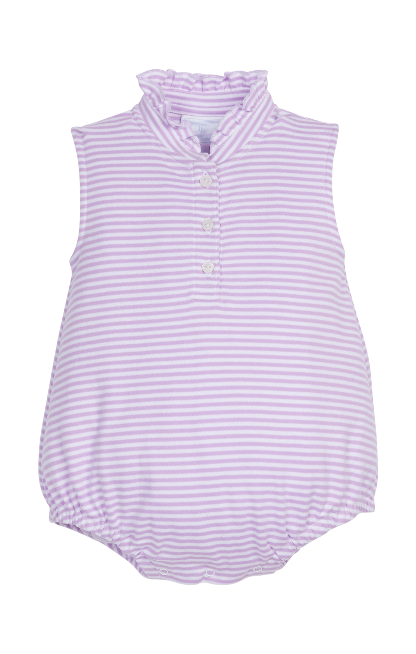 Sleeveless Hastings Bubble: Lavender Stripe