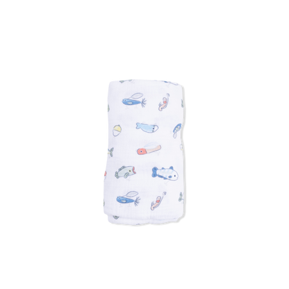 Fishing Lures Swaddle Blanket