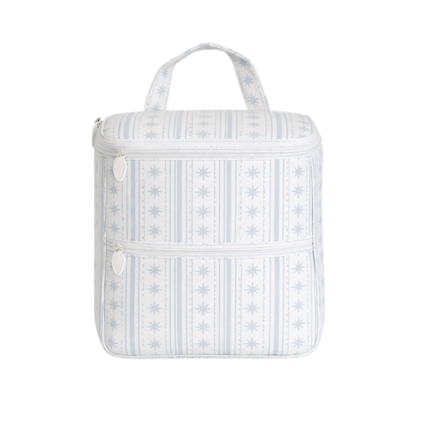 Starlight Stripes Lunch Bag: Blue