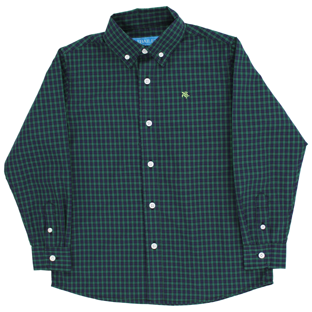 Boys Buttondown Shirt: Sterling