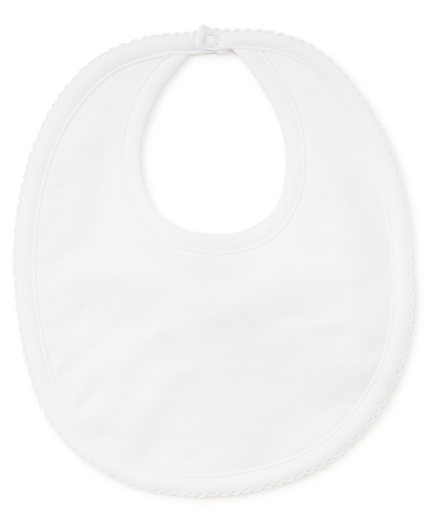 Basics Bib: White with White Trim