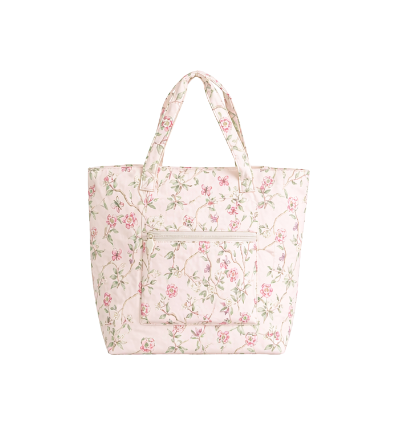 Pink Bird Tote Bag