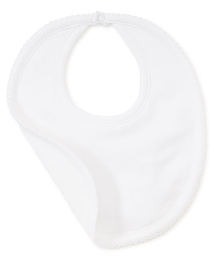 Basics Bib: White with White Trim