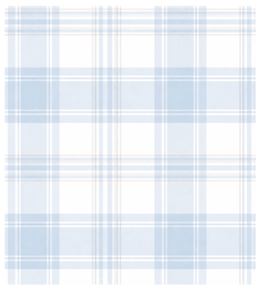 Blue Plaid Dopp Bag