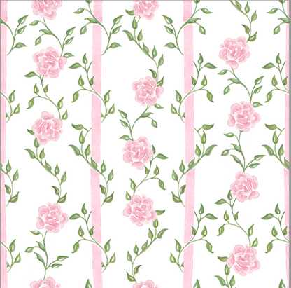 Rosy Trellis Lunch Bag