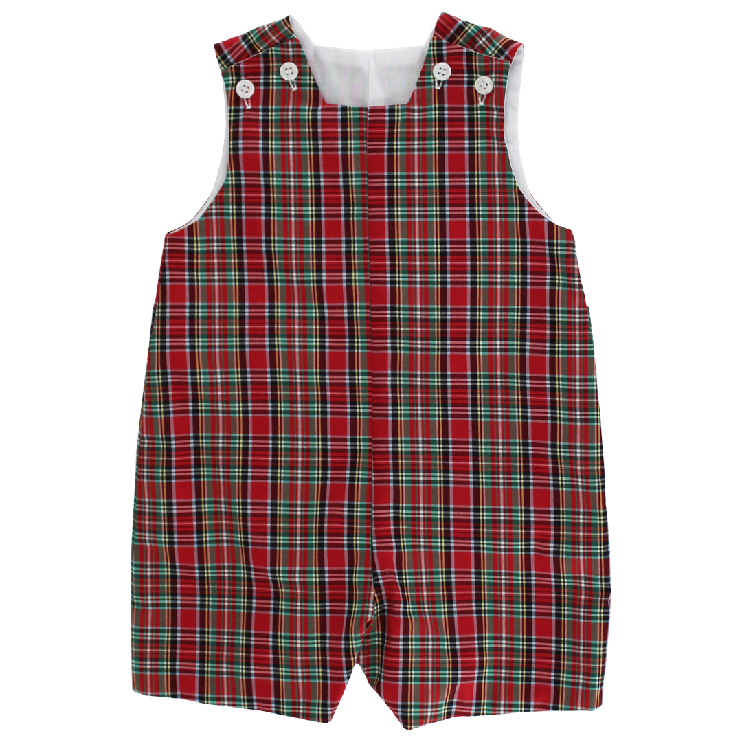 Tartan with Navy Cord John John