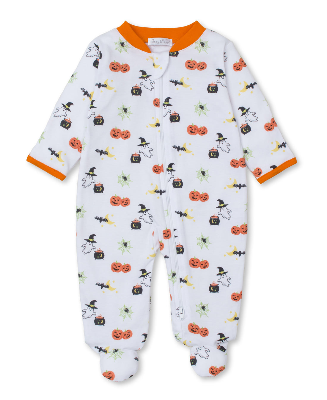 Halloween Happenings Printed Zippered Footie