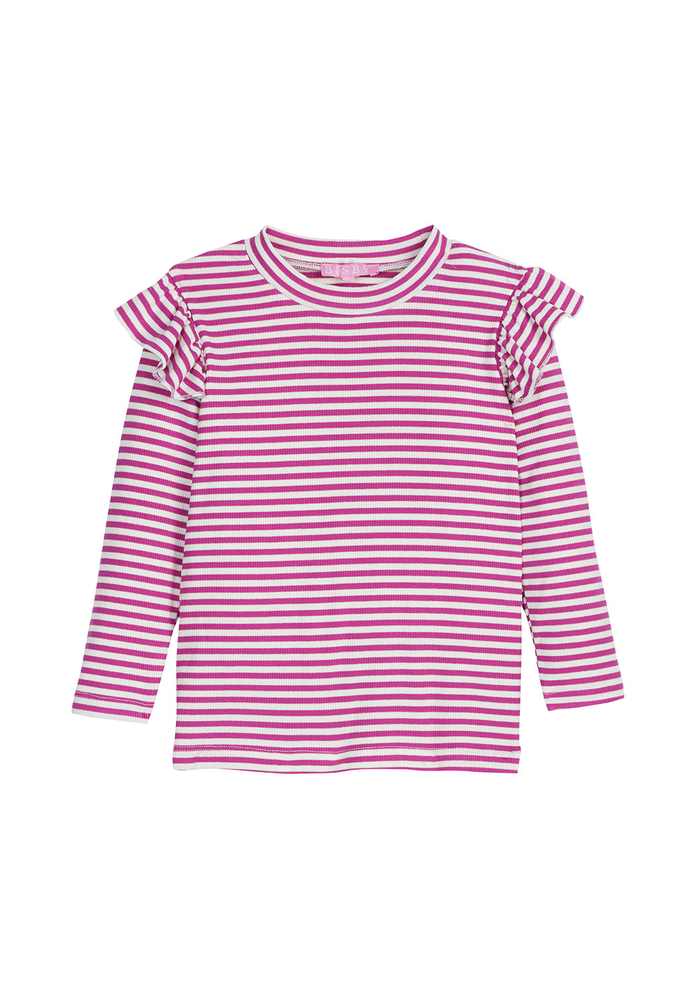 Sadie Top: Fruit Punch Sparkle Stripe