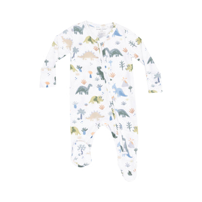 Soft Dinos 2-Way Zipper Footie