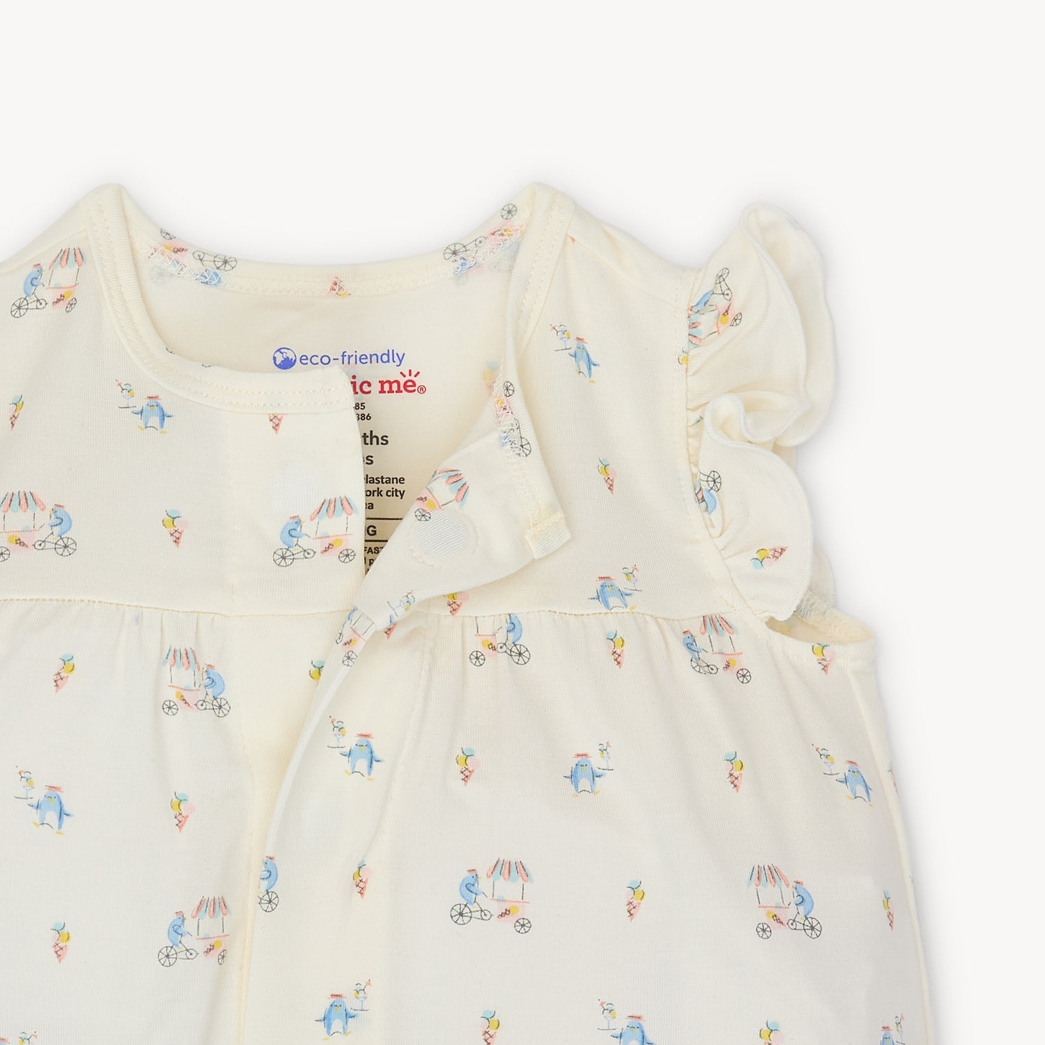 Penguin Pints Modal Magnetic Romper