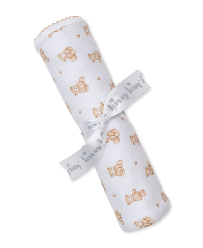 Teddy Bear Time Printed Baby Blanket