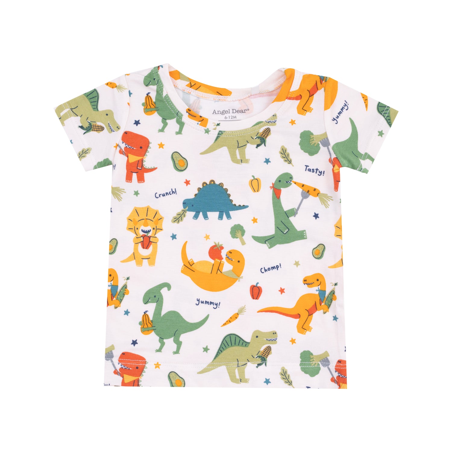 Loungewear Short Set: Veggie Dinos