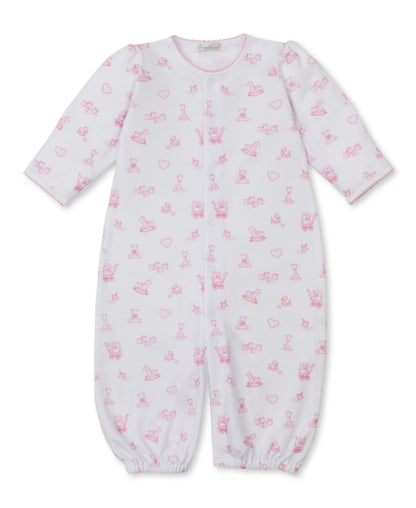 Vintage Toy Treasures Printed Converter Gown: Pink