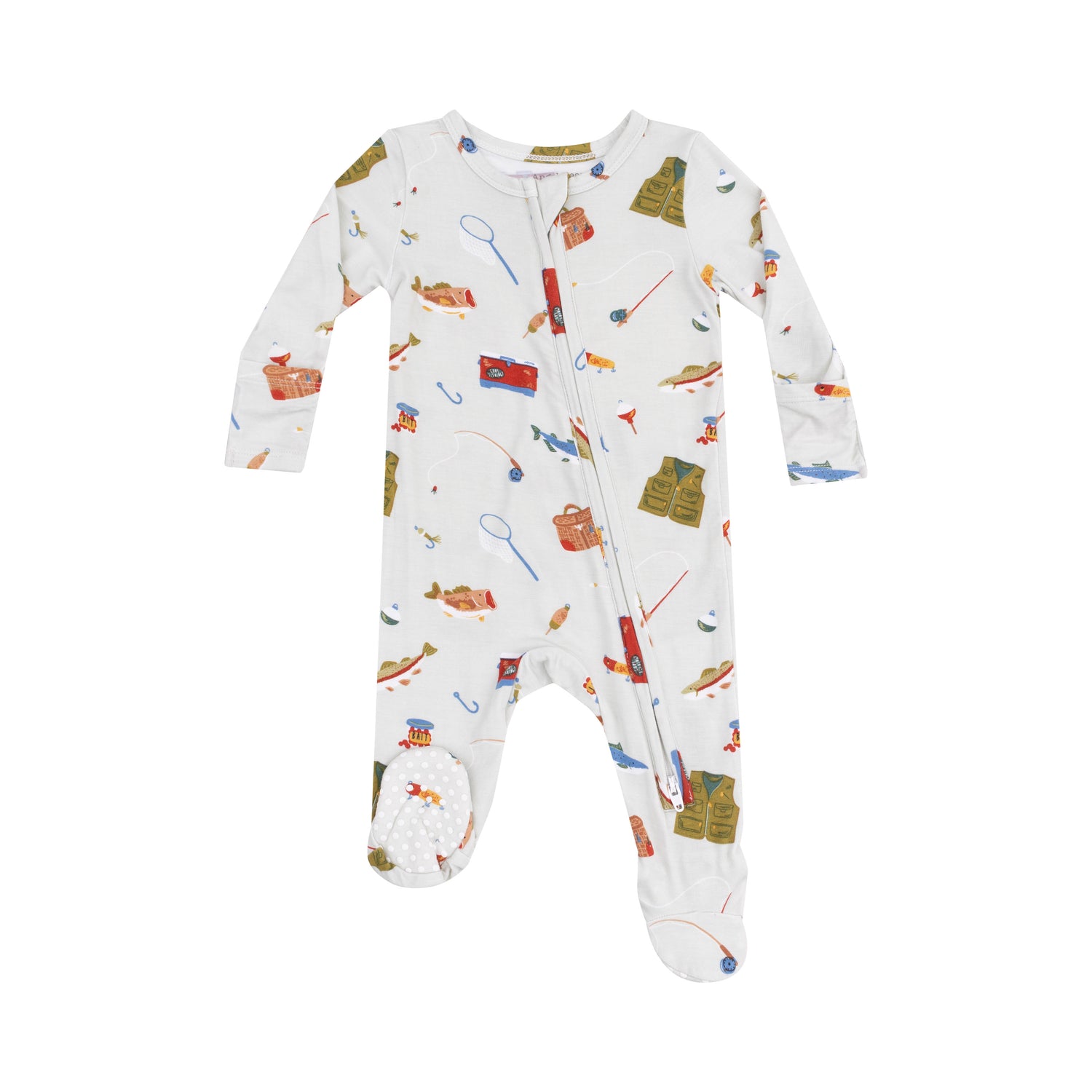 Fishing Things 2-Way Zipper Footie