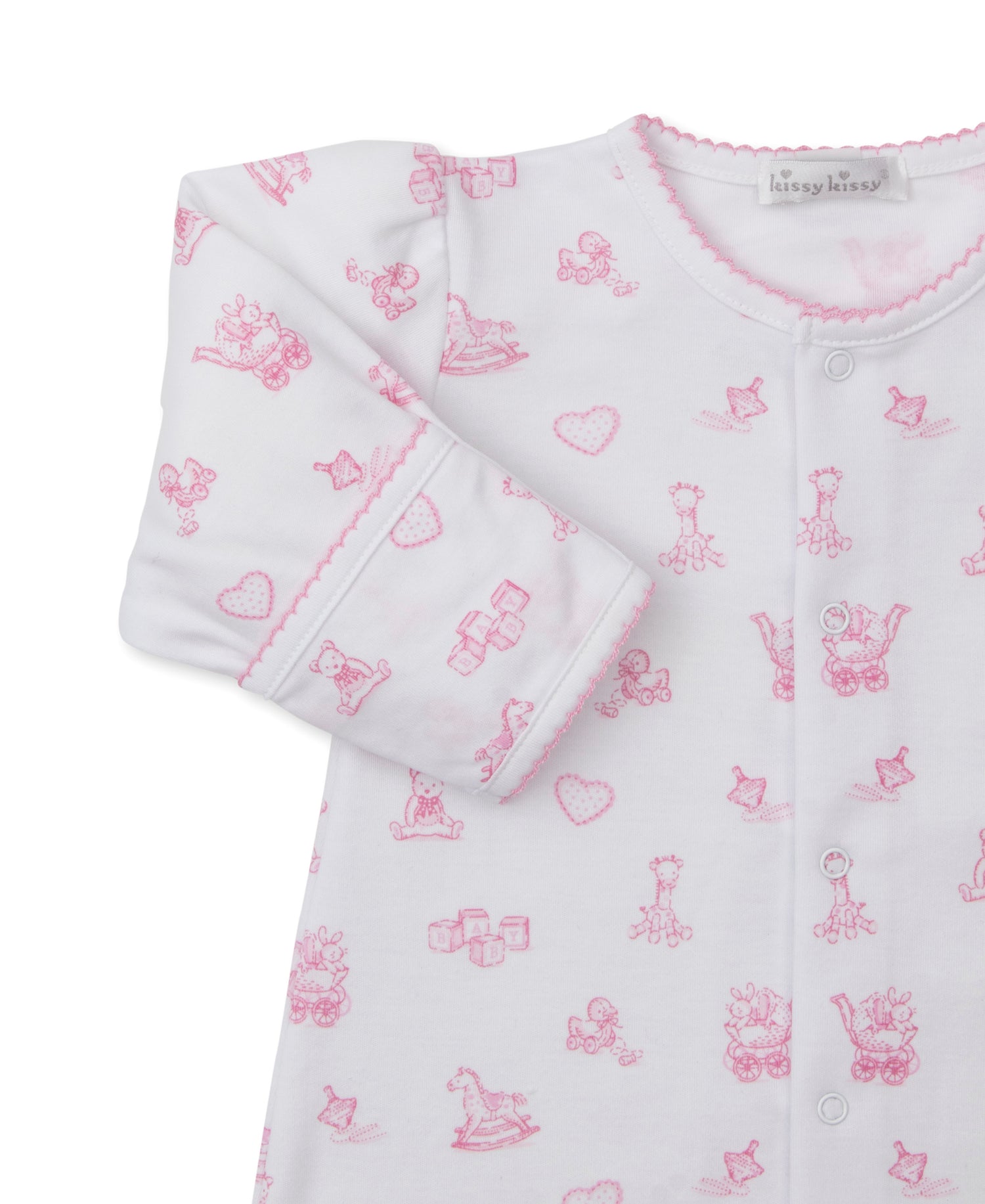 Vintage Toy Treasures Printed Converter Gown: Pink