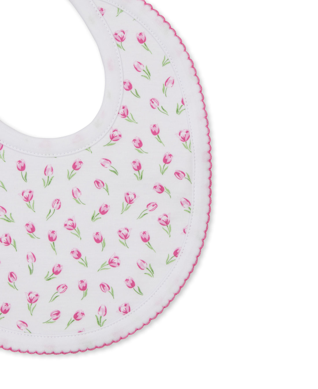 Tulip Blossoms Print Bib