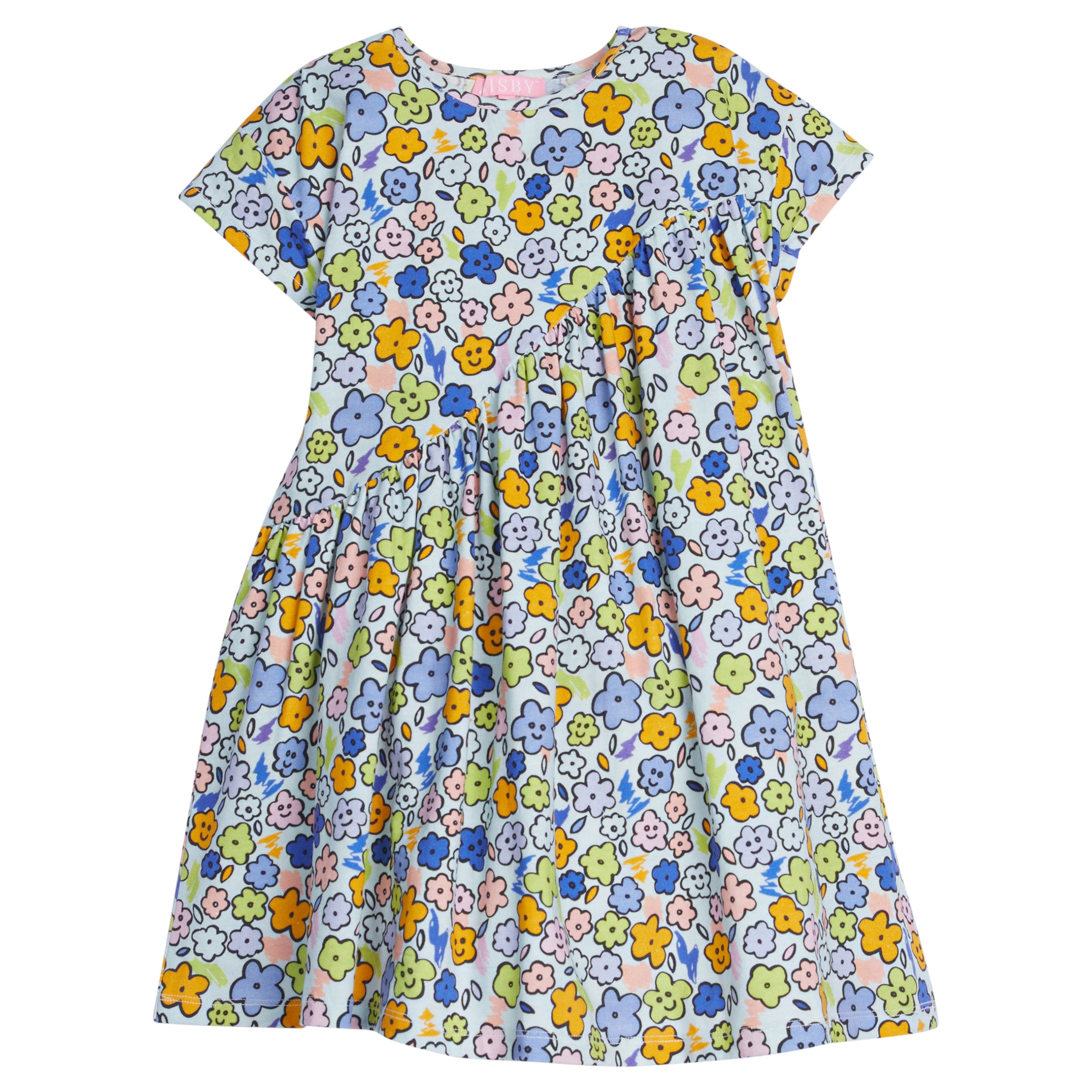 Swoop Dress: Cartoon Floral