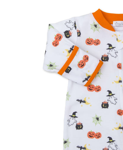 Halloween Happenings Printed Zippered Footie