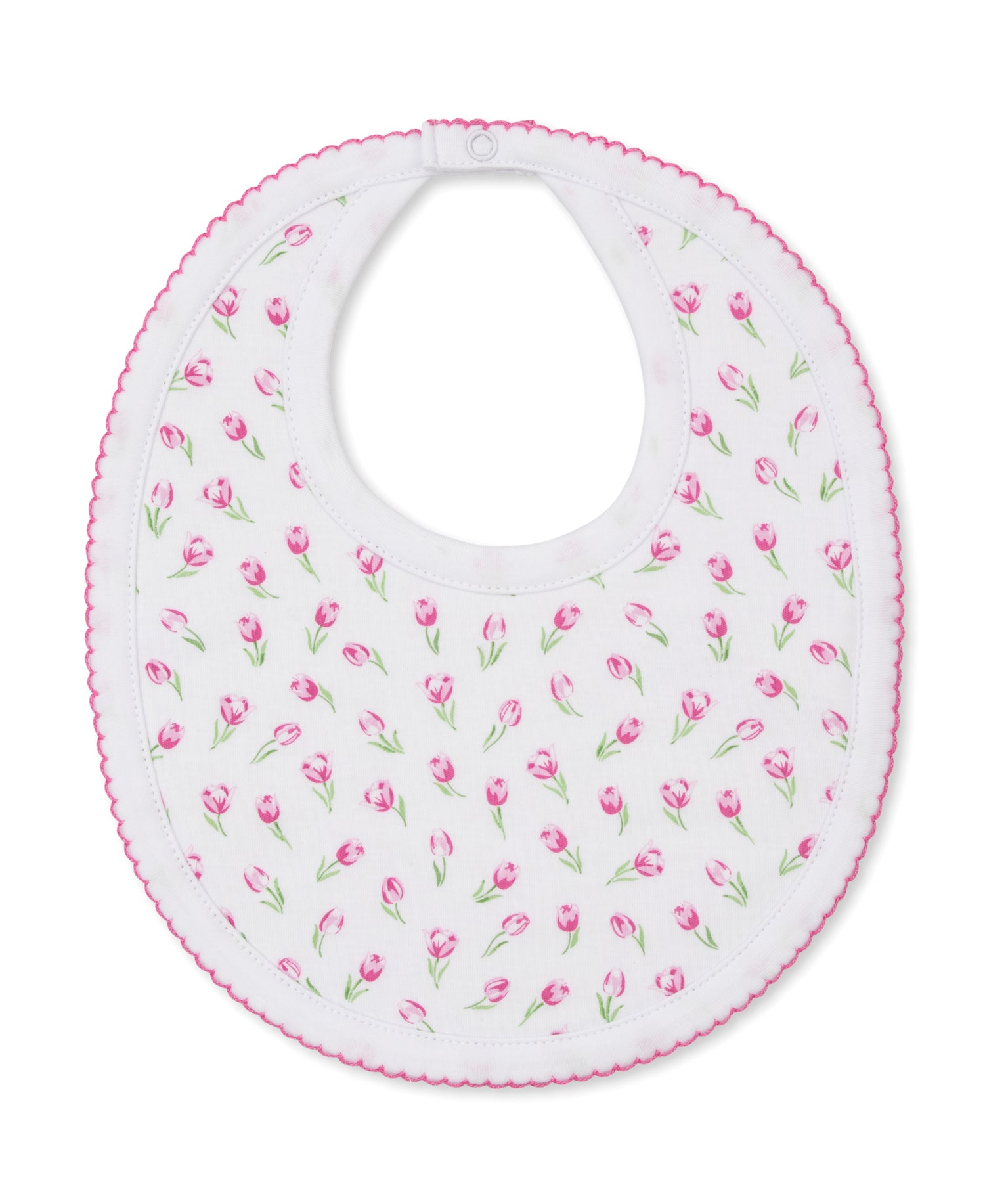 Tulip Blossoms Print Bib