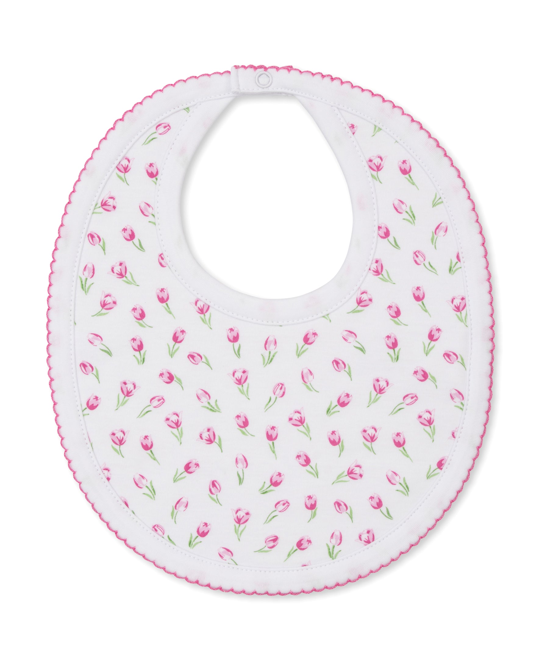Tulip Blossoms Print Bib