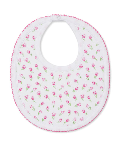 Tulip Blossoms Print Bib