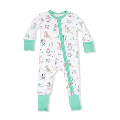 Country Club Dogs Pink Convertible Romper