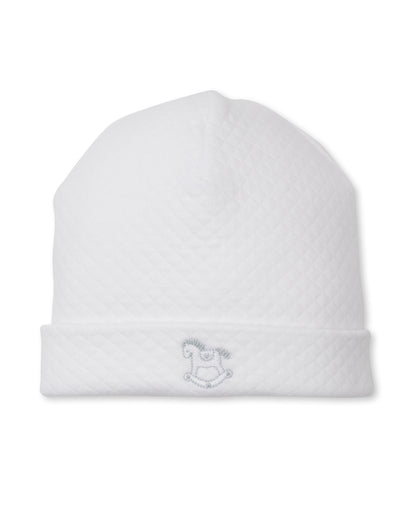 Riding Rockers Jacquard Hat: White/Silver