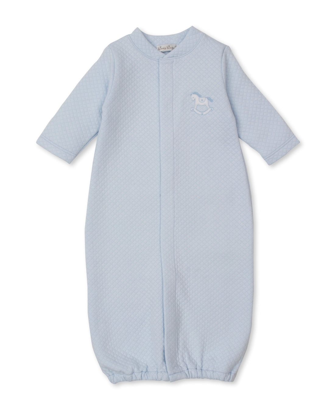 Riding Rockers Jacquard Converter Gown: Light Blue
