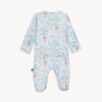 Love You Deerly Modal Magnetic Ruffle Footie