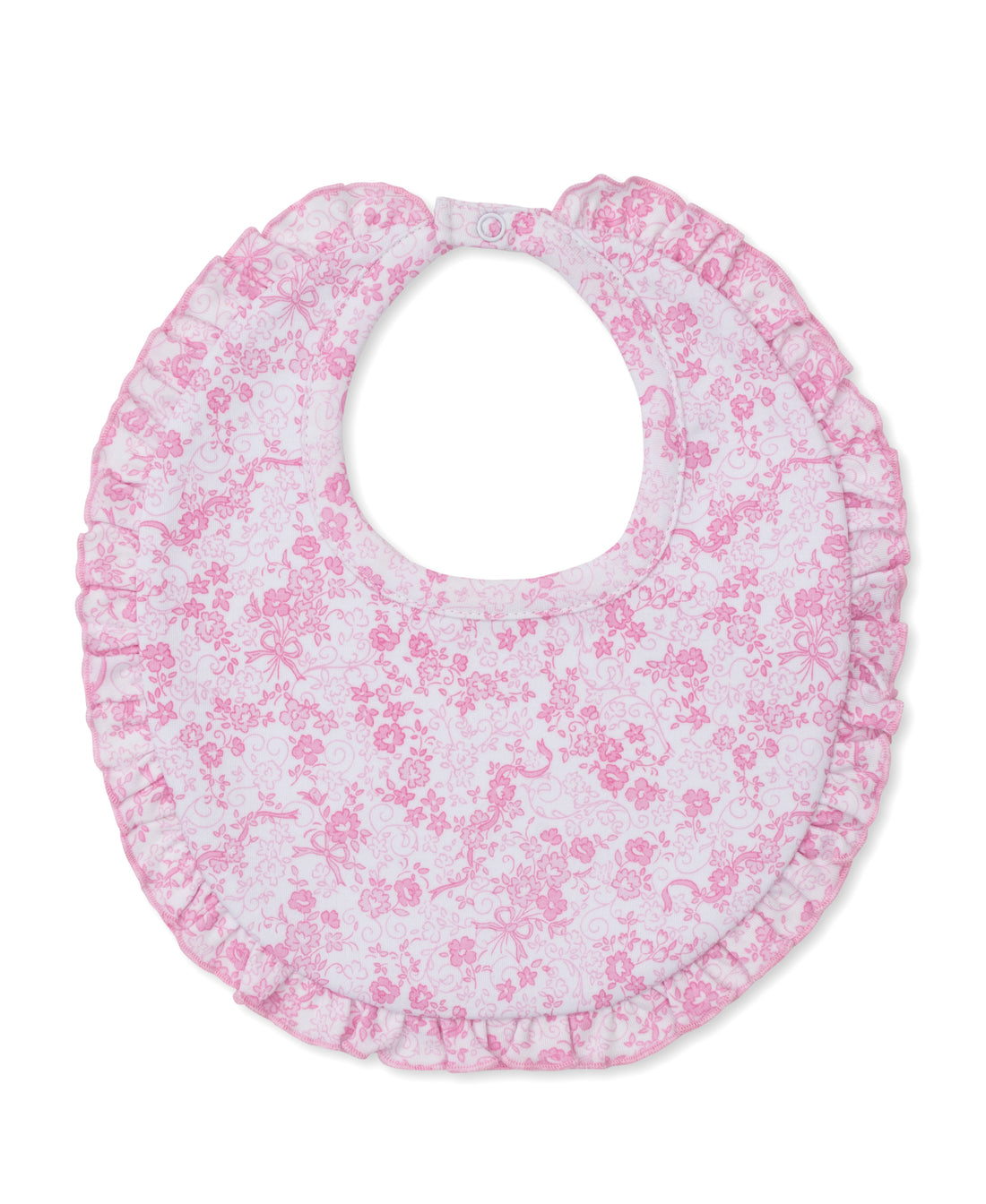 Old English Roses Riffle Bib: PInk