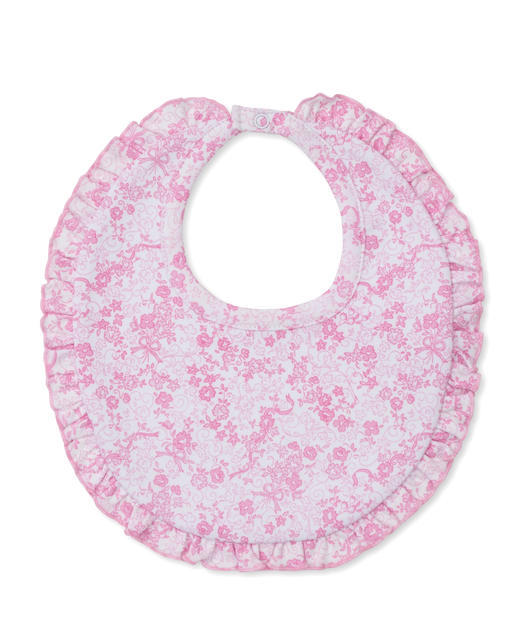 Old English Roses Riffle Bib: PInk