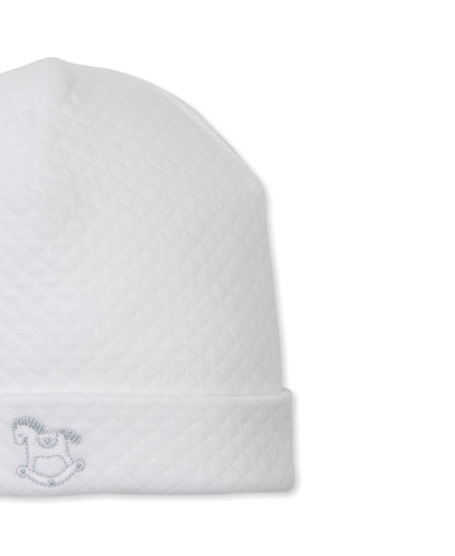 Riding Rockers Jacquard Hat: White/Silver
