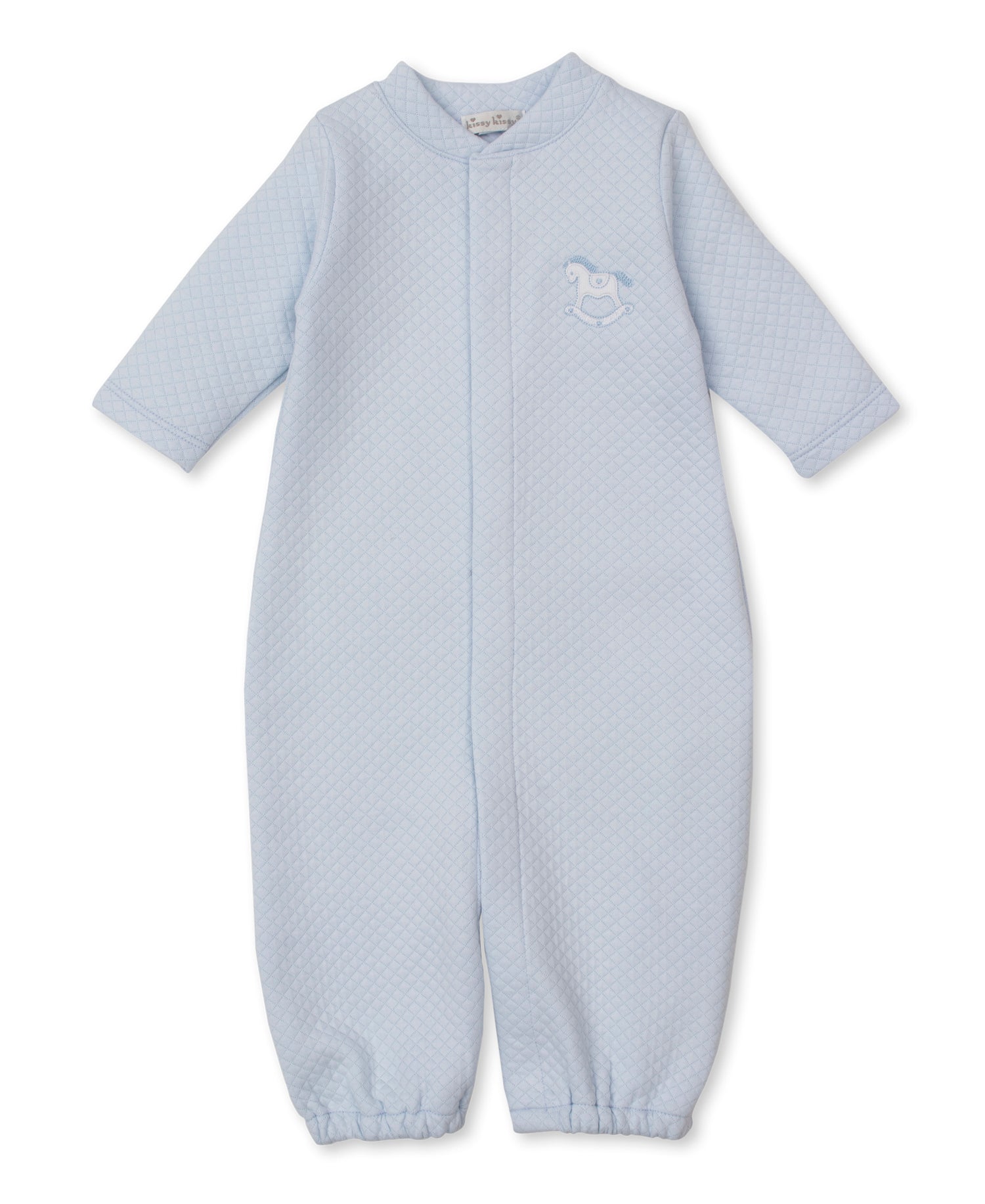 Riding Rockers Jacquard Converter Gown: Light Blue